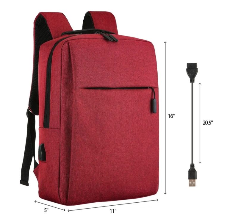 16 Laptop Backpack Anti Theft Travel Bag