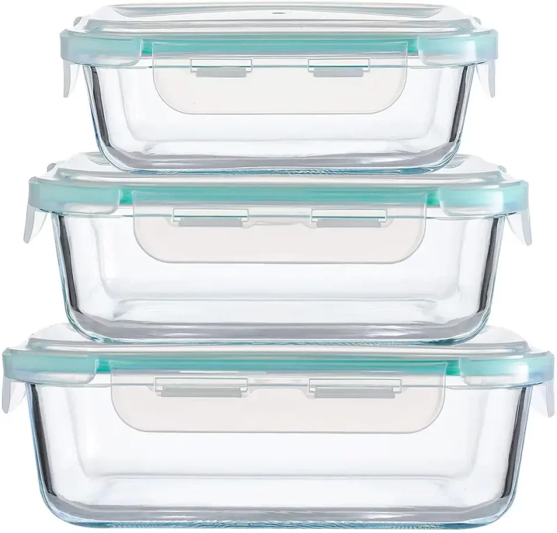 Hot selling kitchen glass food storage container sets !