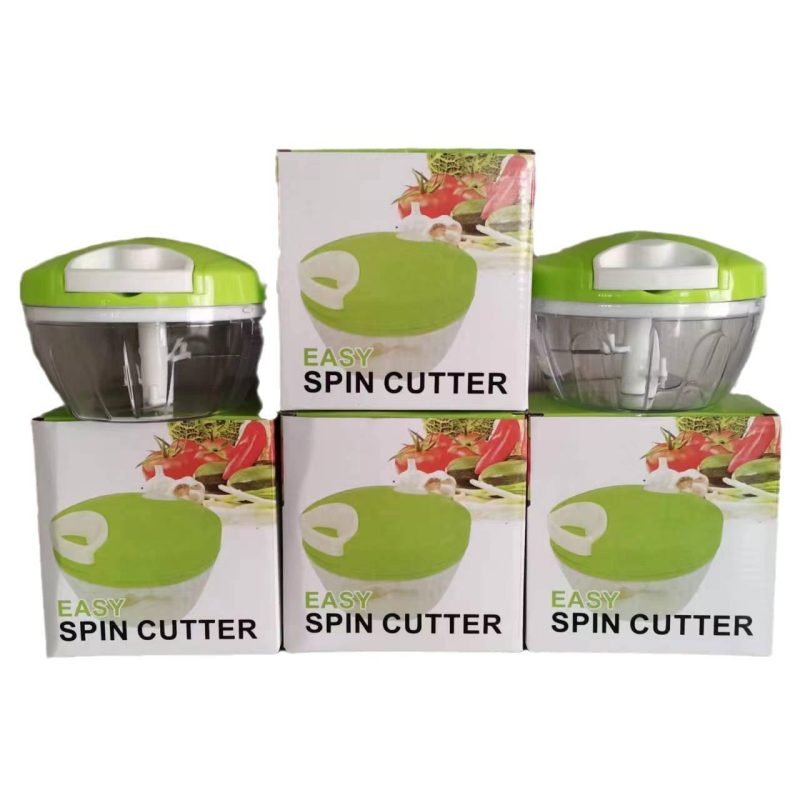 Kitchen Masher Garlic Chopper Manual Meat Grinder Vegetable Cutter Stainless Steel Plastic PE Durable Easy Use Packed Carton