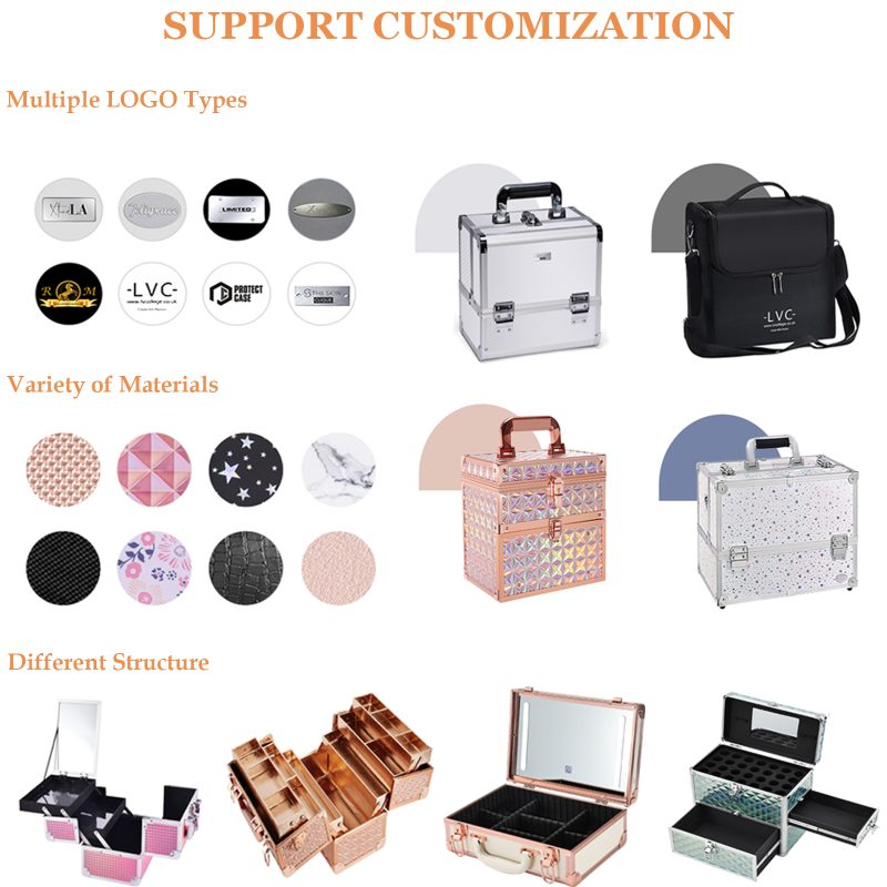 Aluminium Make-up Koffer – Grote Reis- & Opbergcase